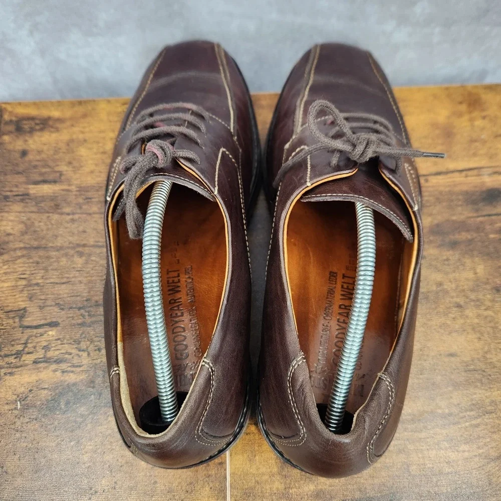 Mephisto Shoes Mens 11.5 Brown Leather Walking Oxford‎ Derby Comfort $429